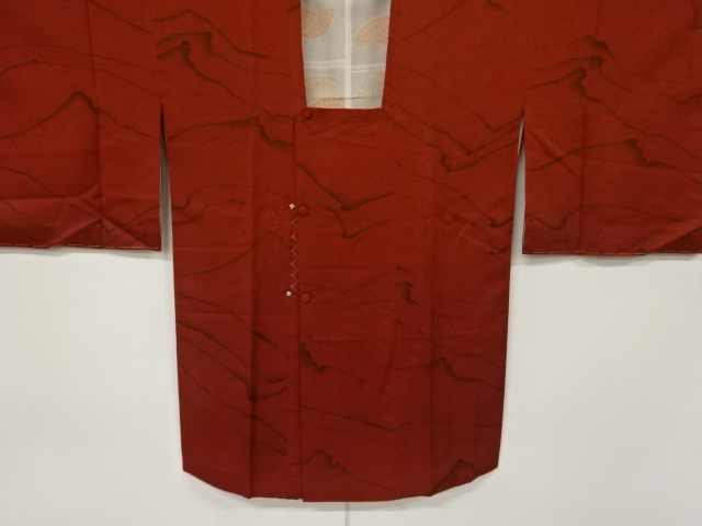 JAPANESE KIMONO / VINTAGE MICHIYUKI COAT / MOUNTAINS